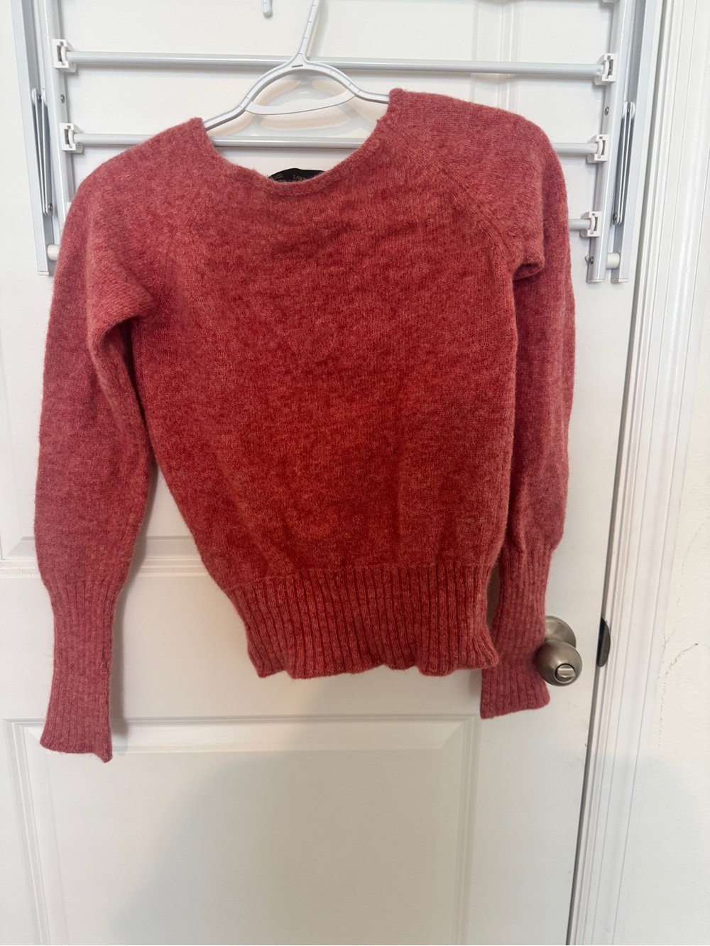 Zara Cozy Red Crewneck Women’s Sweater